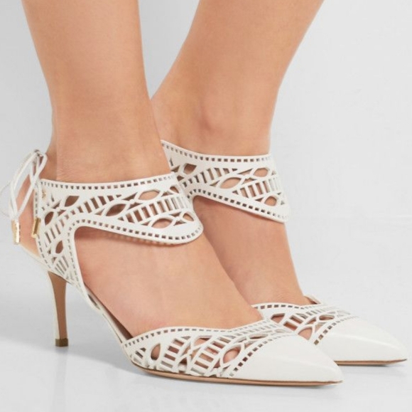 Nicholas Kirkwood Leda laser cut lase up pumps - Picture 1 of 8